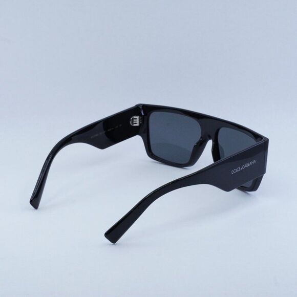 NEWEST DOLCE&GABBANA DG4459 501/87 BLACK DARK GREY SUNGLASSES - Picture 10 of 11